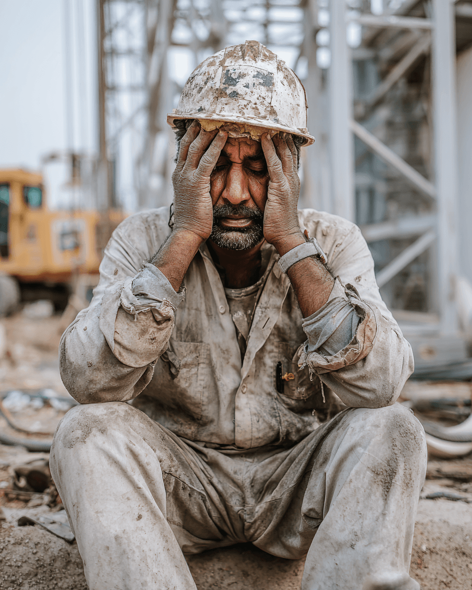 Presenteeism - Tired worker